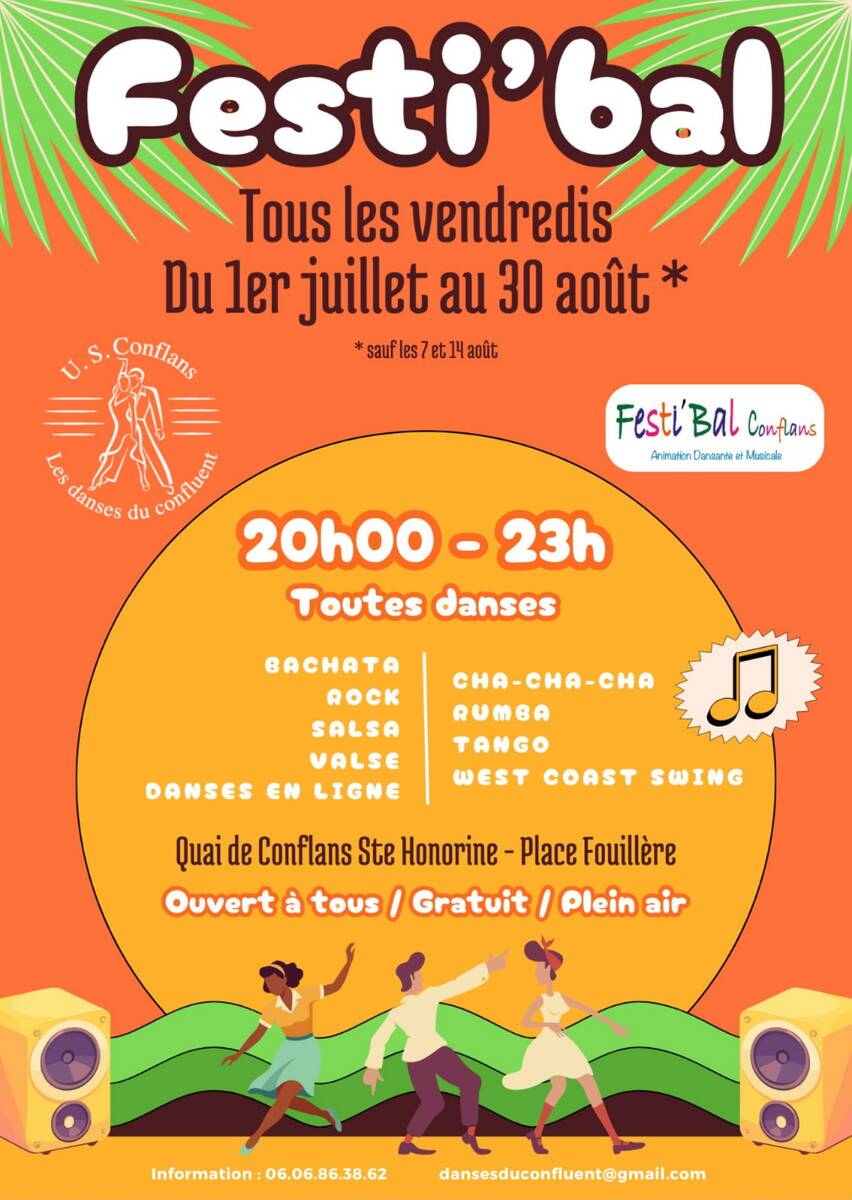 Le FESTI'BAL est de retour sur les quais de Seine à Conflans-Sainte-Honorine