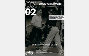 Soirée 100 West Coast Swing le samedi 7 février 2026