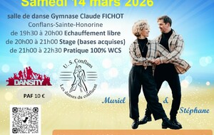 Stage et pratique 100% West Coast Swing samedi 14 mars 2026