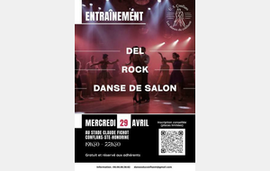ADHERENTS : Pratique dansante Rock, Danses de Salon, Danses en ligne - Mercredi 29 avril 2026