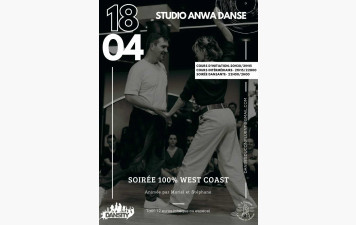 Stages et soirée 100% West Coast Swing - Samedi 18 avril 2026 à Osny