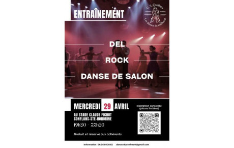 ADHERENTS : Pratique dansante Rock, Danses de Salon, Danses en ligne - Mercredi 29 avril 2026