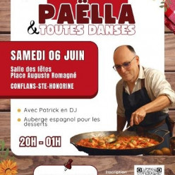 Soirée dansante des Adhérents - Salle des Fêtes de Conflans-Ste-Honorine - Samedi 06 juin 2026