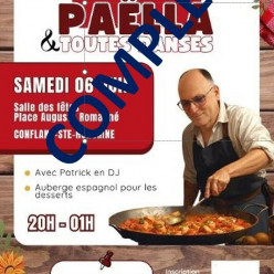 COMPLET : Soirée dansante des Adhérents - Salle des Fêtes de Conflans-Ste-Honorine - Samedi 06 juin 2026